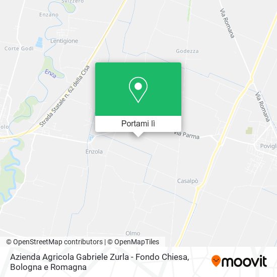 Mappa Azienda Agricola Gabriele Zurla - Fondo Chiesa
