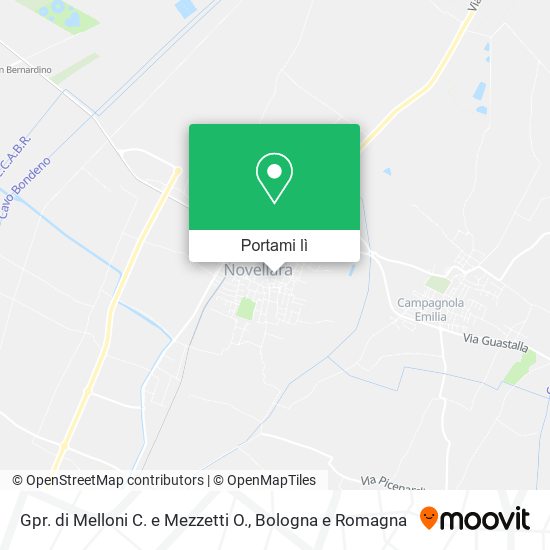 Mappa Gpr. di Melloni C. e Mezzetti O.