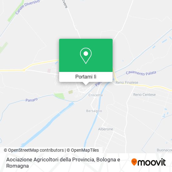 Mappa Aociazione Agricoltori della Provincia