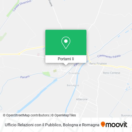 Mappa Ufficio Relazioni con il Pubblico