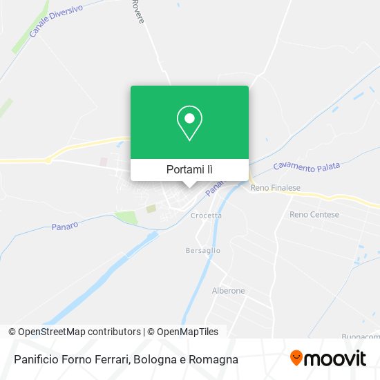 Mappa Panificio Forno Ferrari