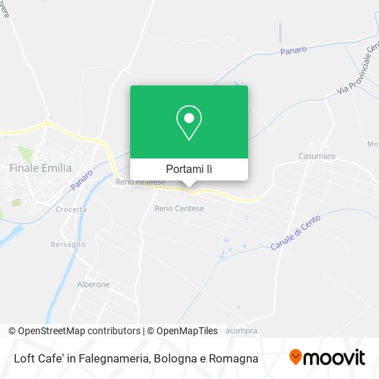 Mappa Loft Cafe' in Falegnameria
