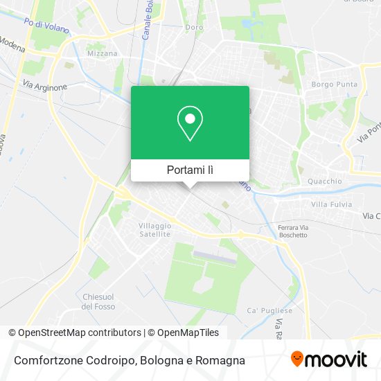 Mappa Comfortzone Codroipo
