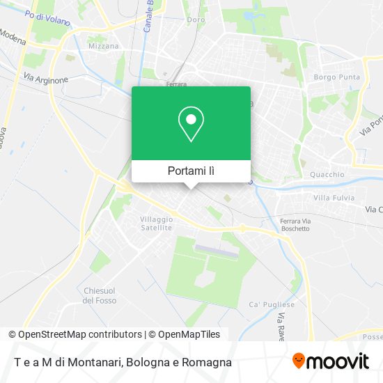 Mappa T e a M di Montanari