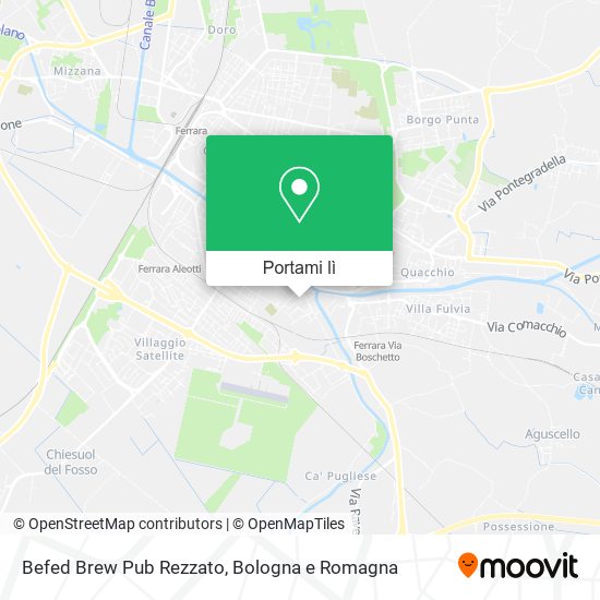 Mappa Befed Brew Pub Rezzato