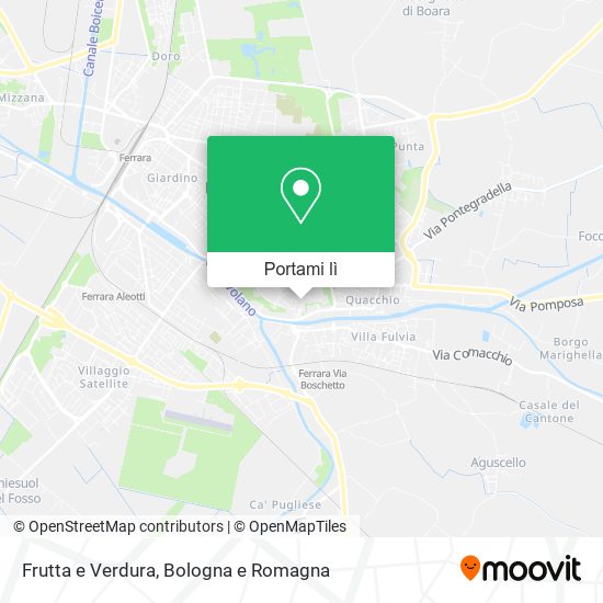 Mappa Frutta e Verdura