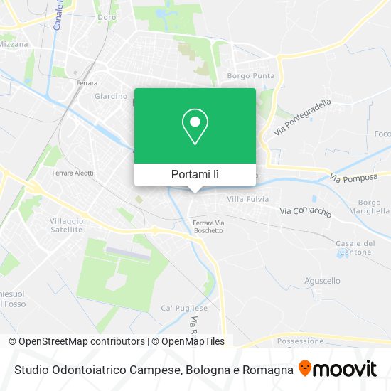 Mappa Studio Odontoiatrico Campese