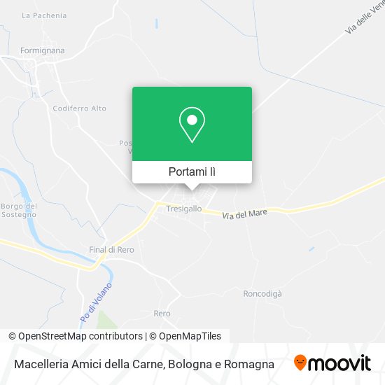 Mappa Macelleria Amici della Carne