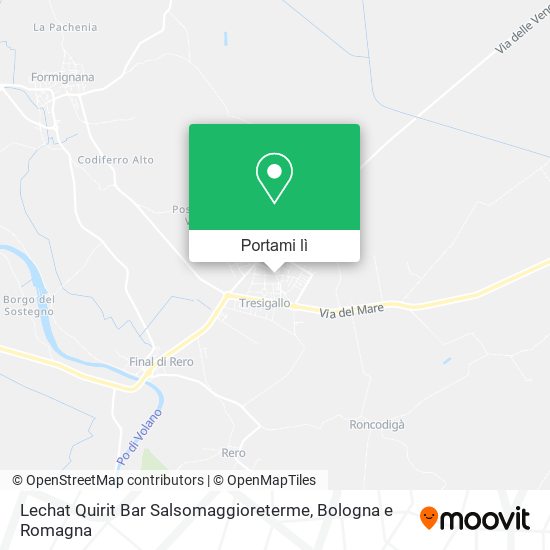 Mappa Lechat Quirit Bar Salsomaggioreterme