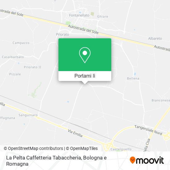 Mappa La Pelta Caffetteria Tabaccheria