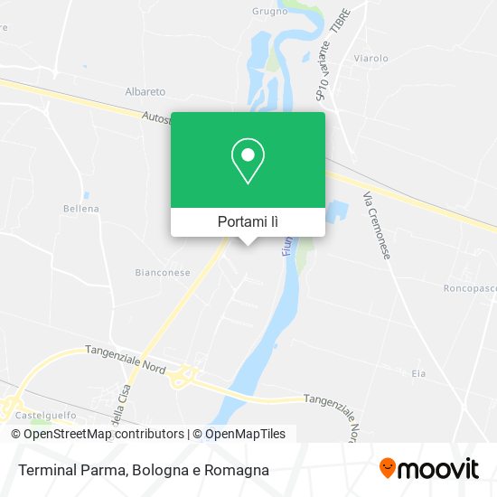Mappa Terminal Parma