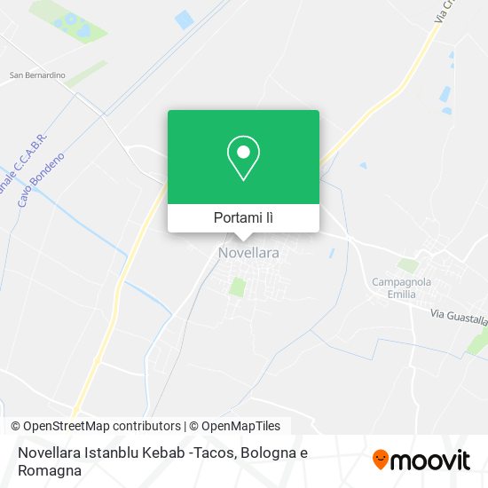 Mappa Novellara Istanblu Kebab -Tacos
