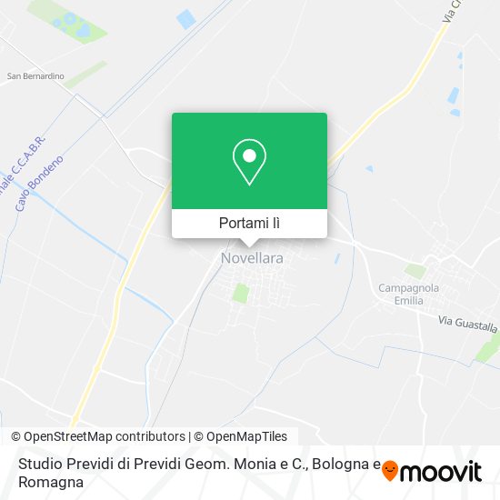 Mappa Studio Previdi di Previdi Geom. Monia e C.
