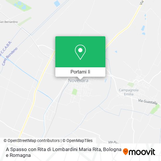 Mappa A Spasso con Rita di Lombardini Maria Rita