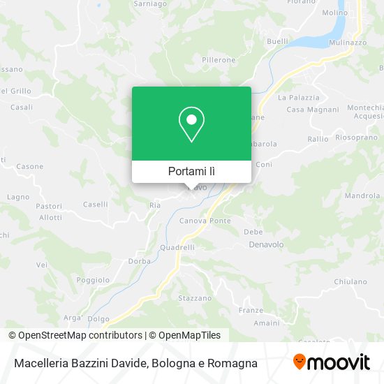 Mappa Macelleria Bazzini Davide