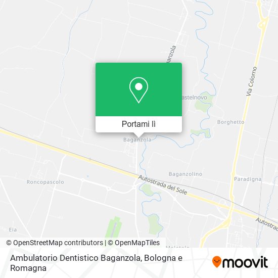 Mappa Ambulatorio Dentistico Baganzola