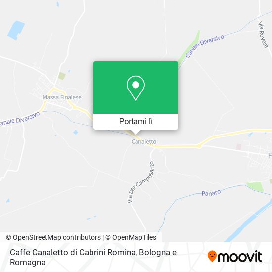 Mappa Caffe Canaletto di Cabrini Romina