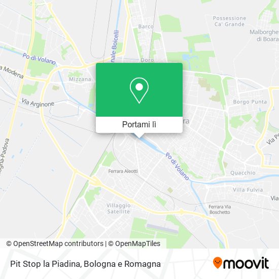 Mappa Pit Stop la Piadina