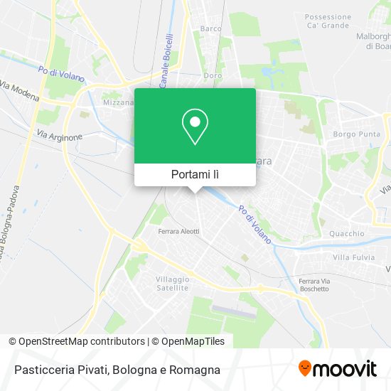 Mappa Pasticceria Pivati