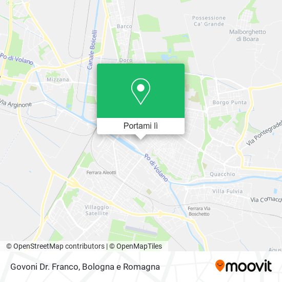 Mappa Govoni Dr. Franco