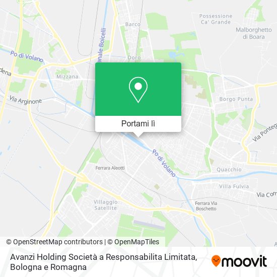 Mappa Avanzi Holding Società a Responsabilita Limitata