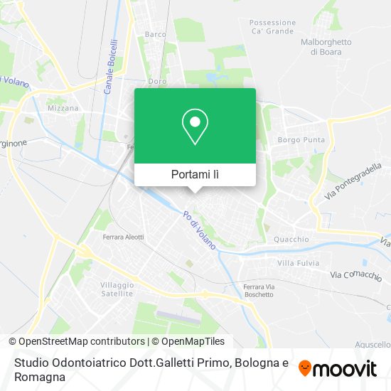 Mappa Studio Odontoiatrico Dott.Galletti Primo