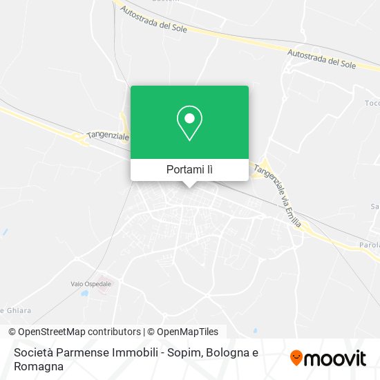 Mappa Società Parmense Immobili - Sopim