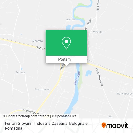 Mappa Ferrari Giovanni Industria Casearia