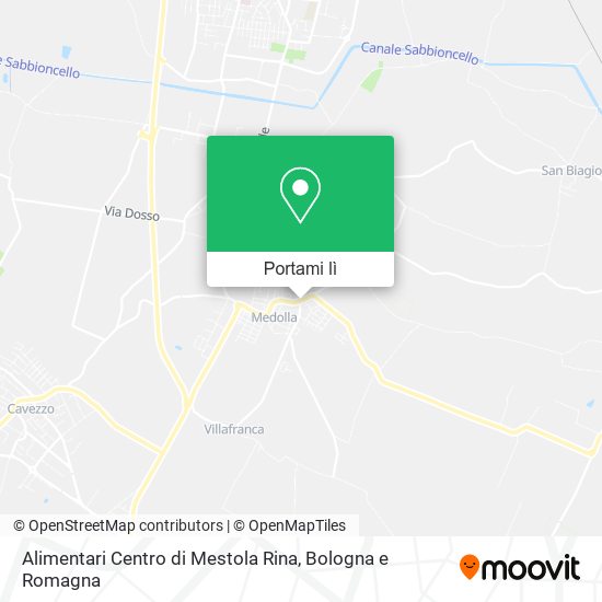 Mappa Alimentari Centro di Mestola Rina