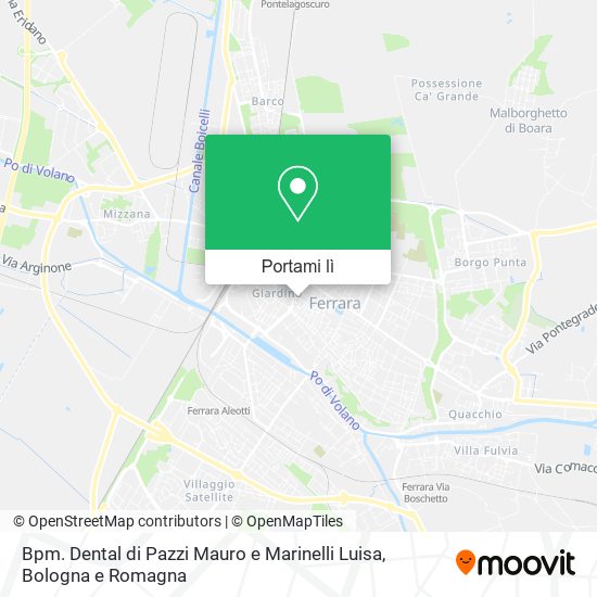 Mappa Bpm. Dental di Pazzi Mauro e Marinelli Luisa