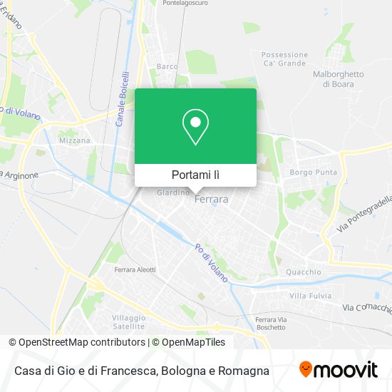 Mappa Casa di Gio e di Francesca
