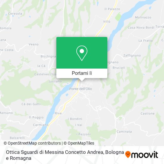 Mappa Ottica Sguardi di Messina Concetto Andrea