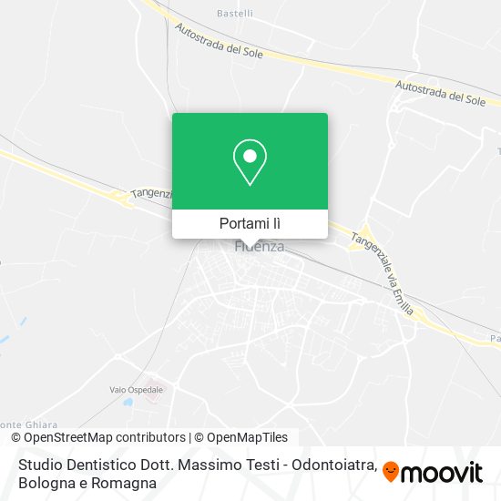 Mappa Studio Dentistico Dott. Massimo Testi - Odontoiatra