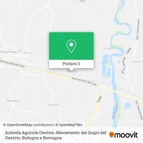 Mappa Azienda Agricola Destino Allevamento dei Sogni del Destino