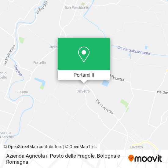 Mappa Azienda Agricola il Posto delle Fragole