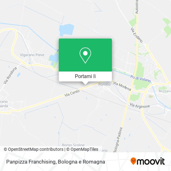Mappa Panpizza Franchising
