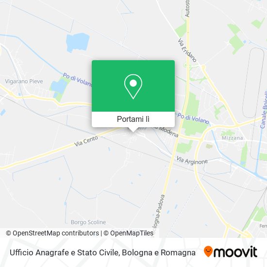 Mappa Ufficio Anagrafe e Stato Civile