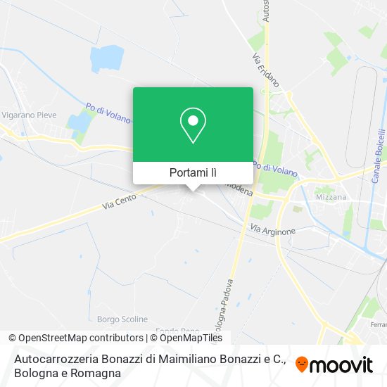 Mappa Autocarrozzeria Bonazzi di Maimiliano Bonazzi e C.