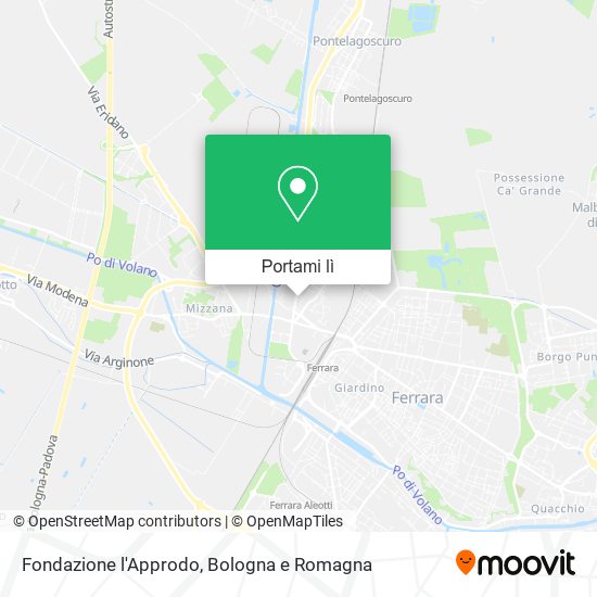 Mappa Fondazione l'Approdo