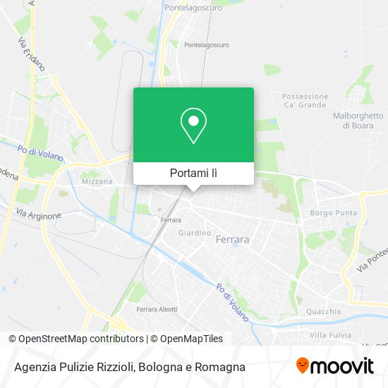 Mappa Agenzia Pulizie Rizzioli