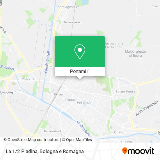 Mappa La 1/2 Piadina
