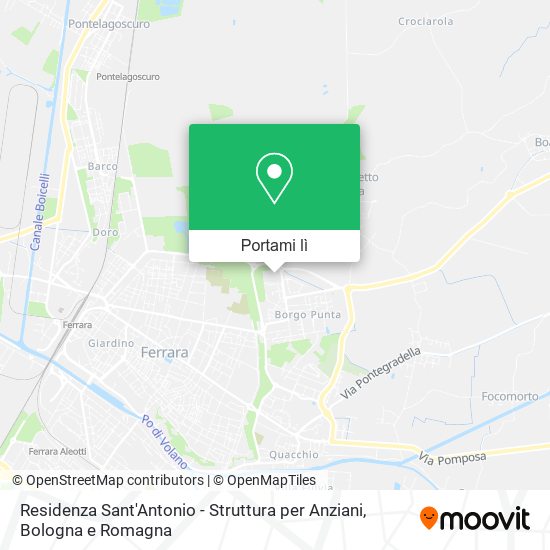 Mappa Residenza Sant'Antonio - Struttura per Anziani