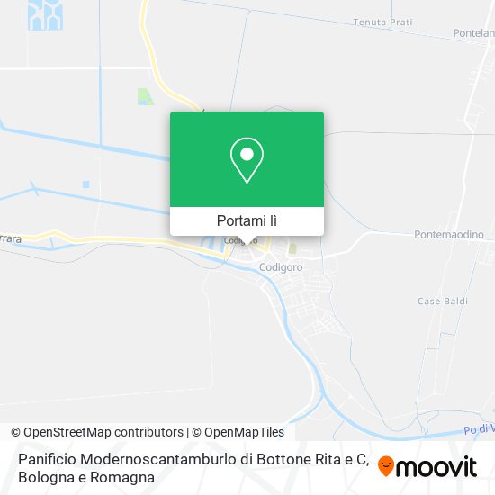 Mappa Panificio Modernoscantamburlo di Bottone Rita e C