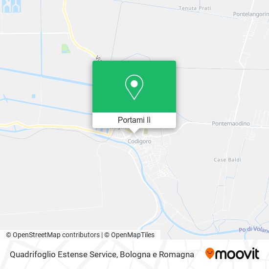 Mappa Quadrifoglio Estense Service
