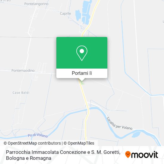 Mappa Parrocchia Immacolata Concezione e S. M. Goretti