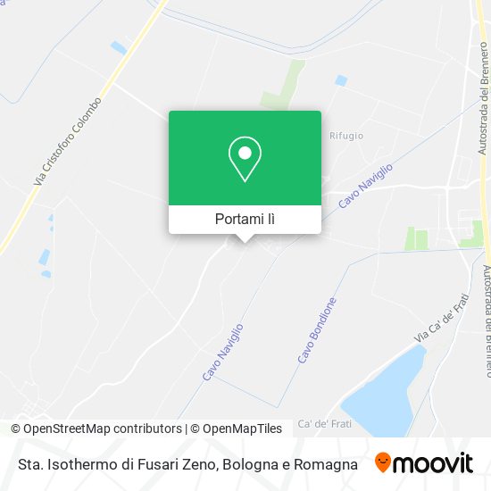 Mappa Sta. Isothermo di Fusari Zeno