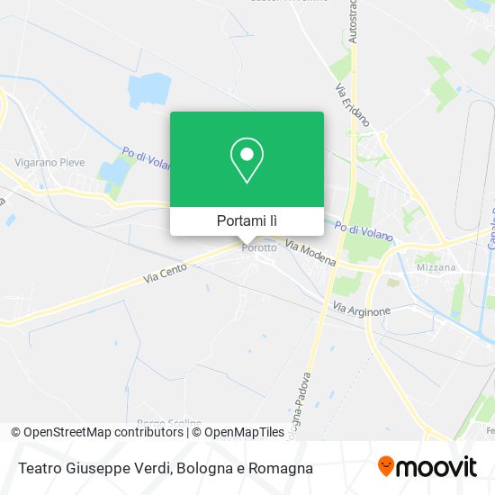 Mappa Teatro Giuseppe Verdi