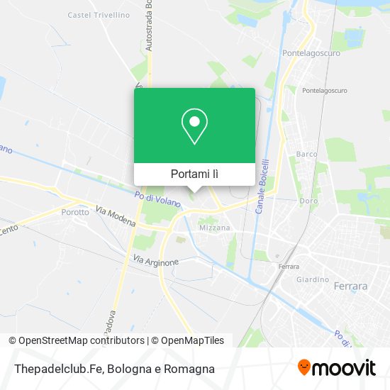 Mappa Thepadelclub.Fe