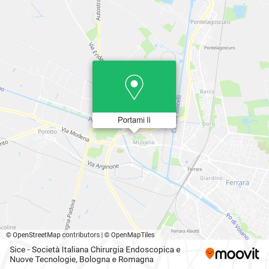 Mappa Sice - Società Italiana Chirurgia Endoscopica e Nuove Tecnologie