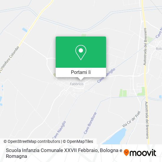 Mappa Scuola Infanzia Comunale XXVII Febbraio